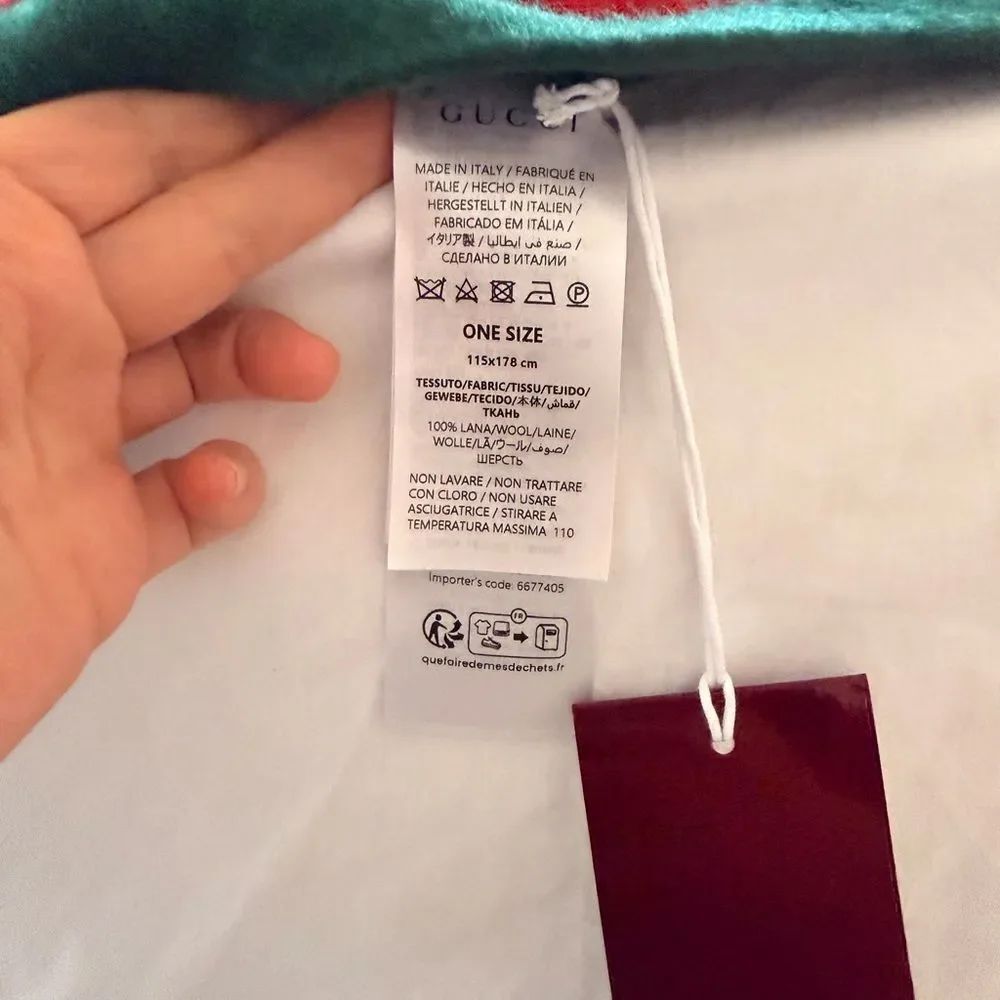Gucci Web Wool Blanket NWT - Picture 6 of 7